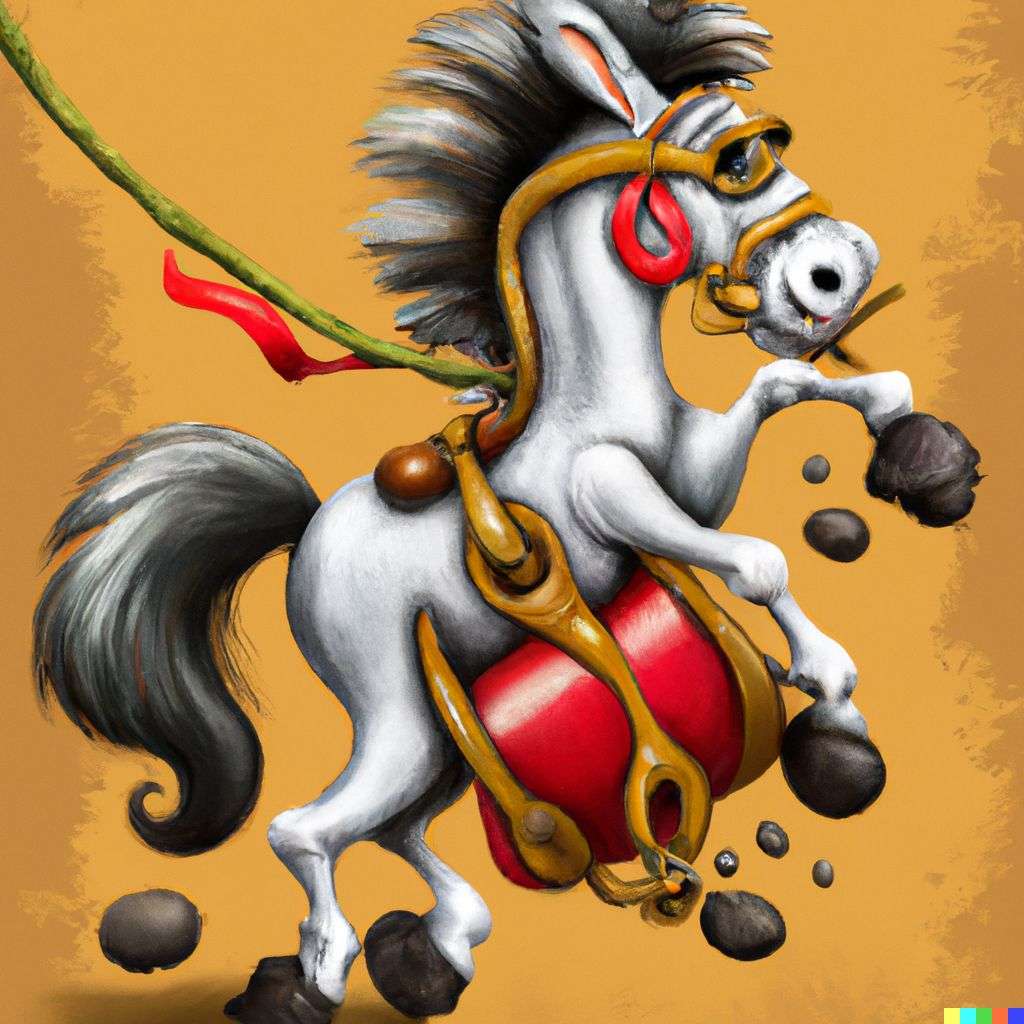 a horse, game design